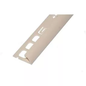 Pvc pozitív élvédő profil 8 mm/2,50 m, elefántcsont