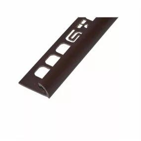   Pvc pozitív élvédő profil 8mm/2,50m sötétbarna 018010 KIFUTÓ!