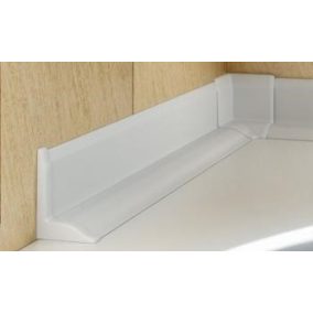   Univerzális kádszegélyhez sarok elem és végzáró garnitúra 060S01