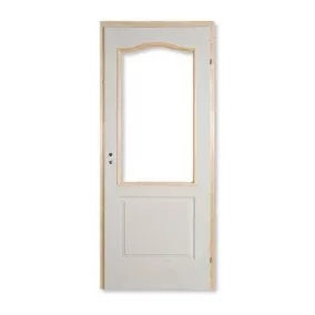  Pallótokos beltéri ajtó félig üvegezhető 75x210 jobb dusa
