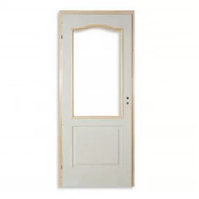   Pallótokos beltéri ajtó félig üvegezhető 75x210 bal dusa