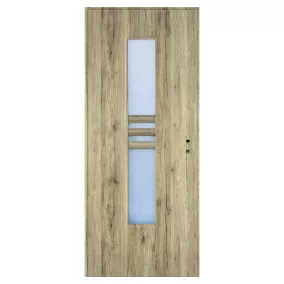 VTK Beltéri ajtólap Csomós tölgy Bal 90x210 Nida 2 