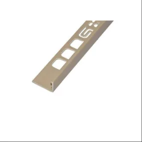 Pvc L élvédő profil 12,5mm/2,5m világos beige 032006