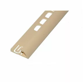 Pvc pozitív élvédő profil 8mm/2,50m vanília 018036