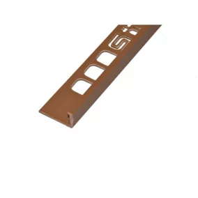 Pvc L élvédő profil 10.5mm/2,50m karamell 030008 KIFUTÓ!