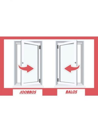 Ablak 90x120 bny jobbos delta easy plus gym műanyag 