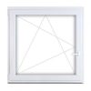 Ablak 60x60 műanyag bny easy bal 