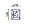 Ablak 50x60 Bny Jobb Easy Műanyag