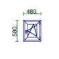 Ablak 50x60 Bny Jobb Easy Műanyag