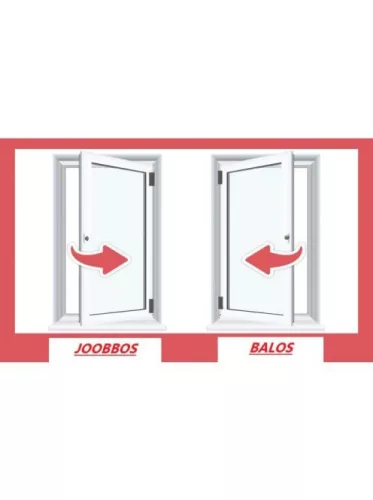 Ablak 50x60 Bny Jobb Easy Műanyag