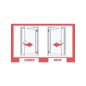 Ablak 120x120 kfny-bny jobb műanyag easy