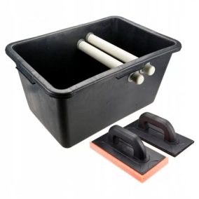   Topex burkolókészlet, vödör 40 L+ gumis simító +  puha szivacsos simítóval 13A339