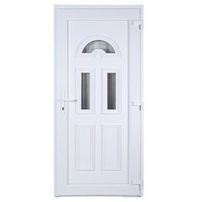 Ajtó műa. bejárati jobb temze 100X210 3 üveges delta