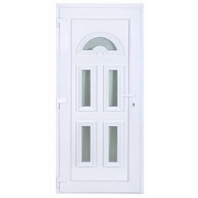 Ajtó műa. bejárati bal temze 100X210 5 üveges (delta) 