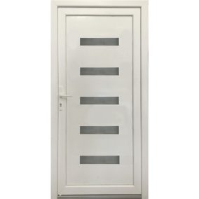 Ajtó műa.bejárati 100x210 hidas 5 üveges w5k jobb 