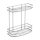 Aqualine króm line polc, 250x310x125 mm, króm