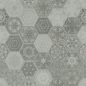Patchwork-hexagon-grey-r1-ret-59,5x59,5 MS. 1,44m2/dob.SG60X60PHGR