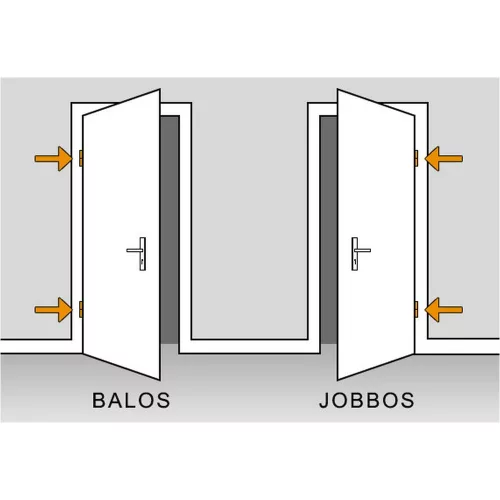 Pallótokos beltéri ajtó tele 90x210 Bal Delnor 