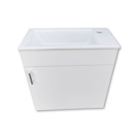   Vivaglobal nika 50 függesztett alsószekrény sanovit atria 9050 mosdóval 50 cm "átvevő"