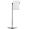 ASP Álló wc-papír tartó 15x15x45-54cm króm