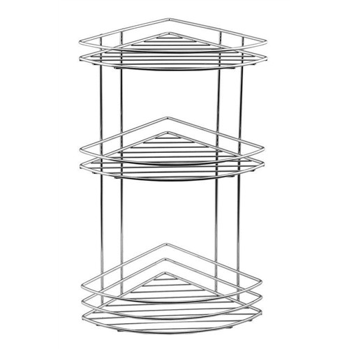 Aqualine króm line sarokpolc, 200x485x200 mm, króm