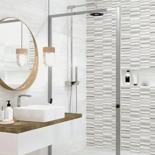 Gorenje-Dalia-white-Dc-Mosaic-3D 25x60 I.o/Vegyes gyártás 1,2m2/doboz 925742