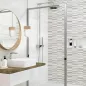   Gorenje-Dalia-white-Dc-Mosaic-3D 25x60 I.o/Vegyes gyártás 1,2m2/doboz 925742
