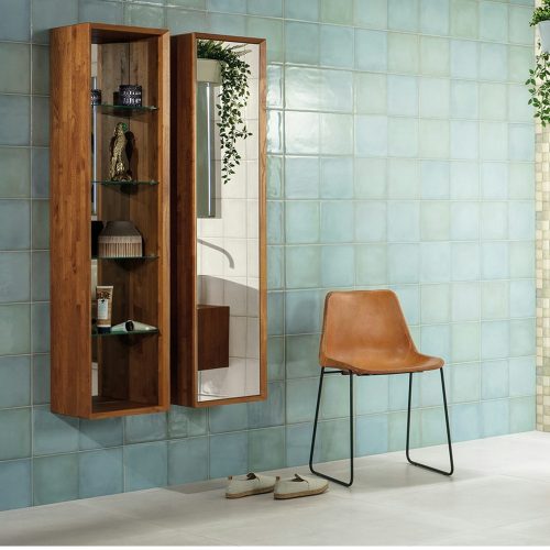 Rako-Retro-green-decor 20x40  3db/szett WITMB523