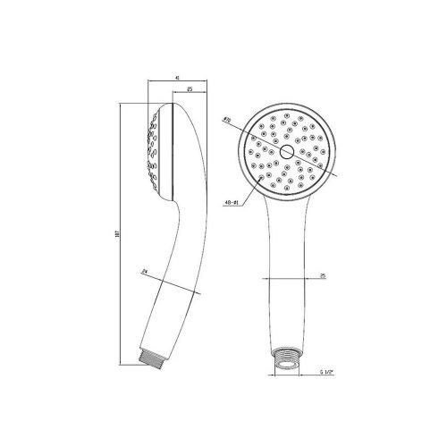 Mofém kézizuhany basic 275-0035-07