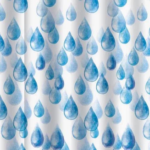 Zuhanyfüggöny-Water drop 180x200cm