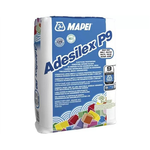 Mapei adesilex p9 25kg csemperagasztó fehér 