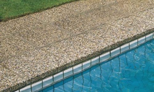 Járdalap 40-es mosott gyöngykavicsos (BE) 44db/raklap