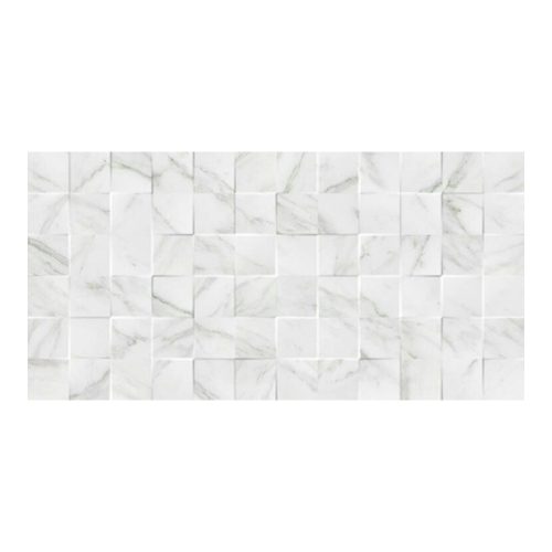 Kanizsa-carrara-mosaic 3D 25x50 1,25m2/doboz,32dob/raklap