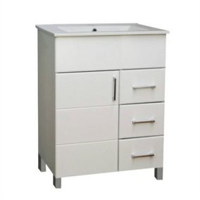   Vivaglobal karina 65 fürdőszobabútor 3 fiókos sanovit atria 9065 65 cm  mosdóval "átvevő"  2/2