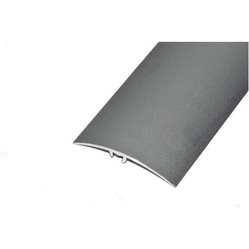Alumínium burkolatváltó profil borck/aspro 50/1,8m rejtett dübeles eloxált ezüst 