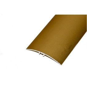   Alumínium burkolatváltó profil borck/aspro 50/0,93 m rejtett dübeles eloxált arany 