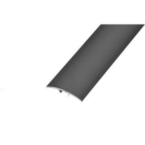   Alumínium burkolatváltó profil borck 30/0,93m öntapadós eloxált ezüst 