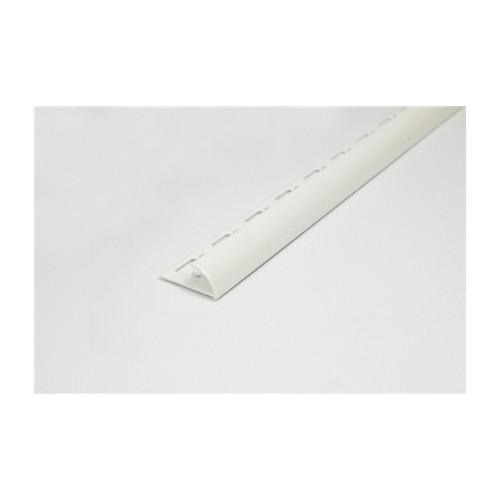 C íves fehér PVC profil 12,5mmx2,7m