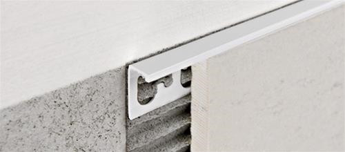 L szögletes fehér PVC profil 8mmx2,7m