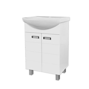   Vivaglobal szquare 55 fürdőszobabútor sanovit zenon 6055 mosdóval "2-es sátor"