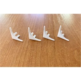   Kádszegély végzáró fehér utólagos PVC kapszula 23mm TRC2501