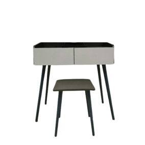   Fésülködő asztal 10-1 , szürke színben +szék +10-2 kerek tükör  "2-es sátor"