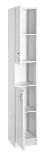 Aqualine simplex eco sime320  állószekrény, 30x180x30cm, matt, fehér "átvevő"