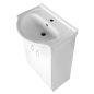 Aqualine simplex eco sime500 mosdótartó szekrény, mosdóval fehér "2-es sátor"